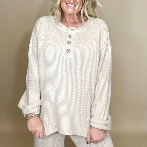 Textured Knit Set