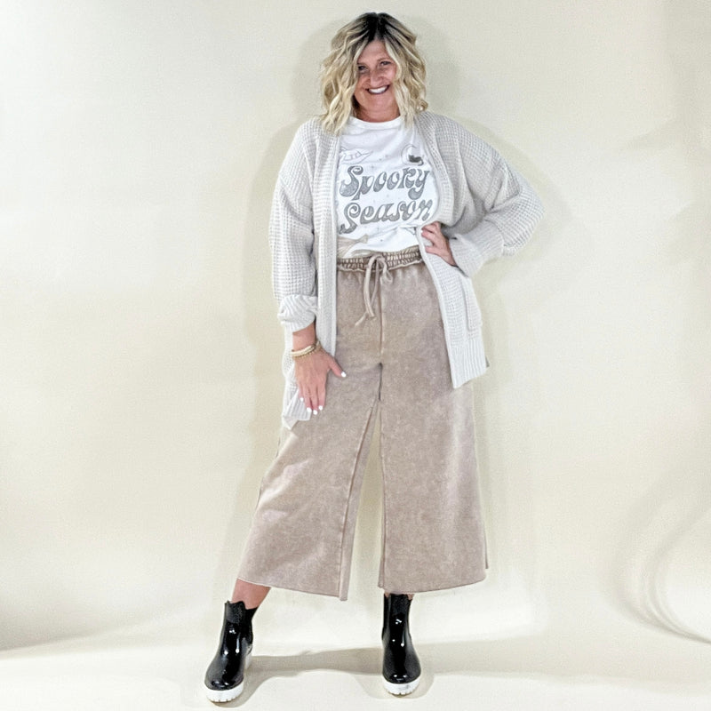 Waffle Knit Cardigan