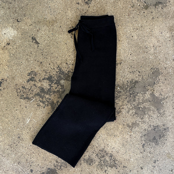 Ribbed Sweater Knit Lounge Pants