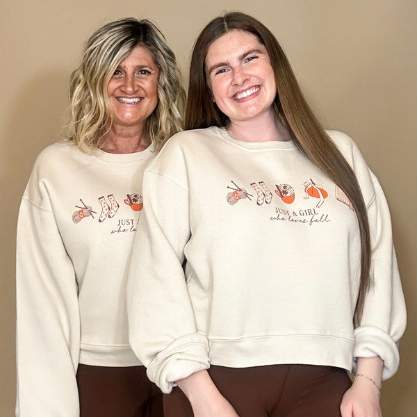 'Just A Girl Who Loves Fall' Crewneck