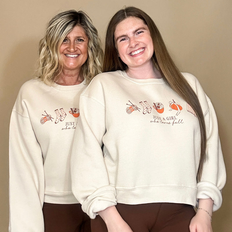 'Just A Girl Who Loves Fall' Crewneck