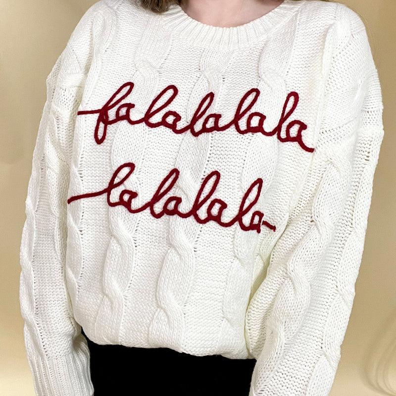 'Falalalala' Sweater