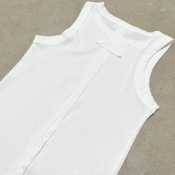 Ribbed Scoop Neck Tank Top