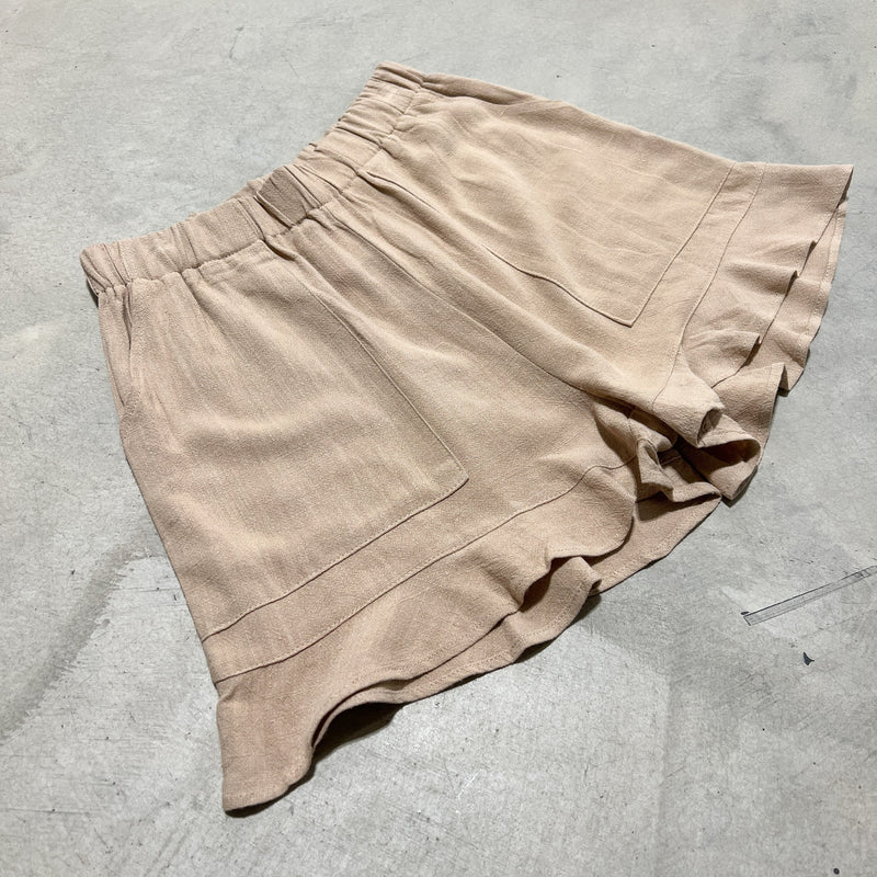 Flowy Ruffle Shorts with Pockets