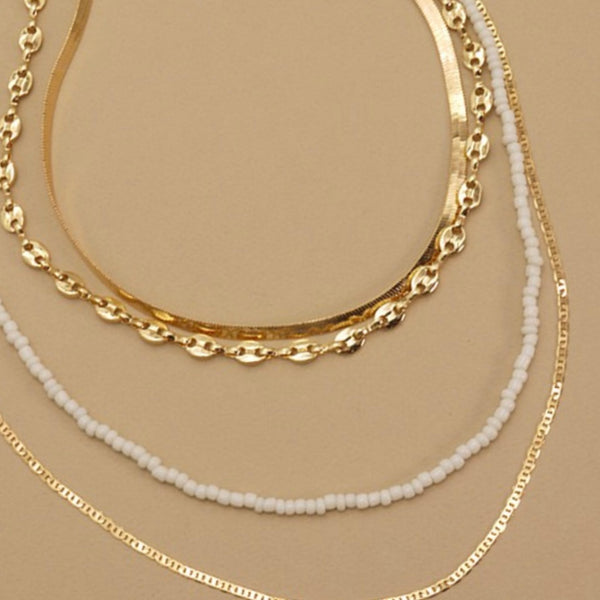 Beachy Multi Layer Necklace