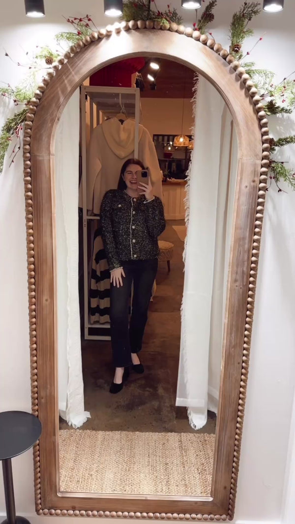 Pearl Button Sweater Jacket