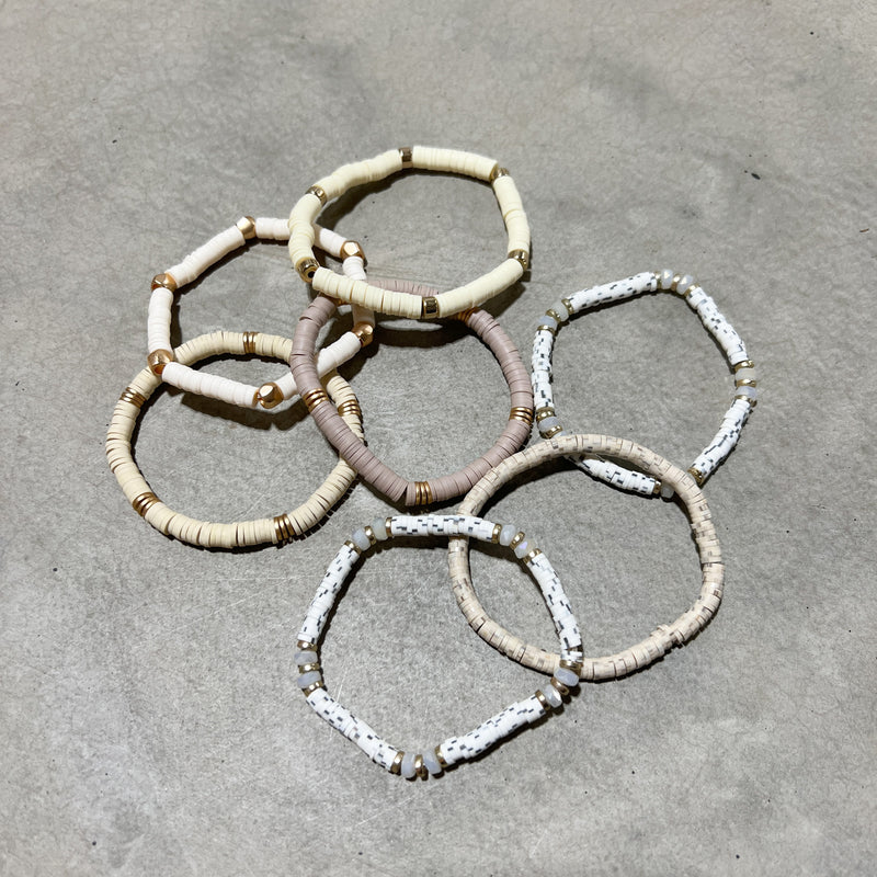 FIMO Charm Stackable Bracelet Set