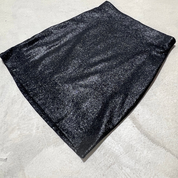 Metallic Foil Mini Skirt