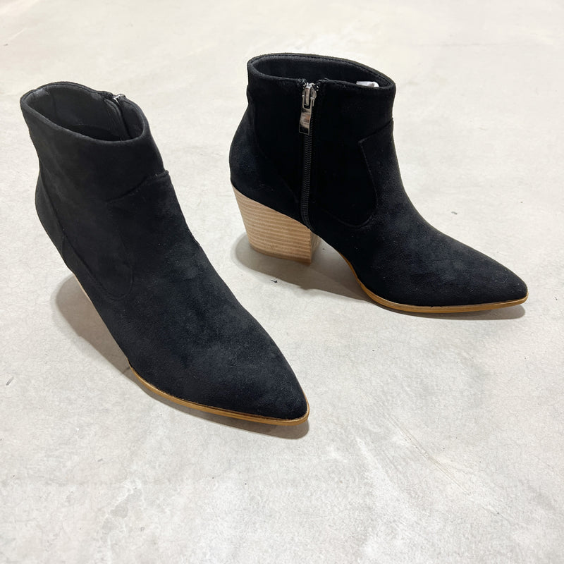 Faux Suede Booties